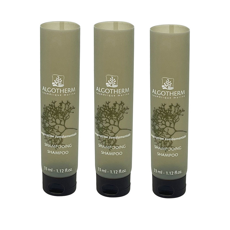 Tube à presser PE vide OEM pour crème solaire et emballage cosmétique pour le visage, finition mate avec couvercle rabattable pour shampoing et revitalisant