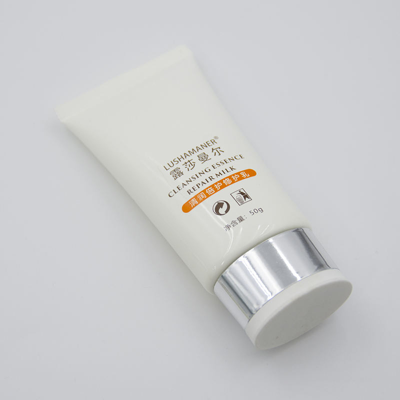 Tube cosmétique plat en plastique avec Logo personnalisé, Tube ovale pour soins de la peau, pour crème BB et crème solaire pour masques faciaux, emballage de cosmétiques