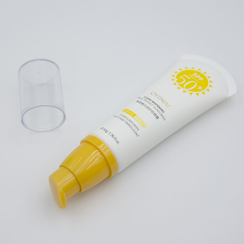 Tubes en plastique personnalisés pour emballage de cosmétiques, pompe sans air, crème BB CC, fond de teint et crème nettoyante pour les yeux, couleurs assorties