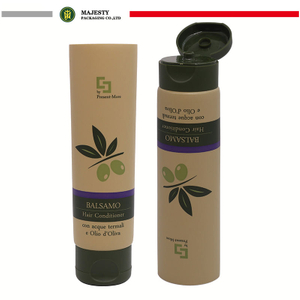 Tube d'emballage cosmétique en plastique OEM 100 ml-200 ml, vide, pour shampoing et lotion pour le corps, emballage compressible, nettoyage du visage