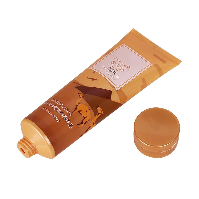 Nettoyant pour le visage vide écologique, tube à presser doux, emballage cosmétique vide personnalisé, crème de lotion pour 200ml 250ml, vente en gros