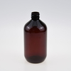 Recyclé 300 ml 500 ml vide ambre clair shampooing et revitalisant ensemble emballage en plastique lavage des mains bouteille en PET avec pompe