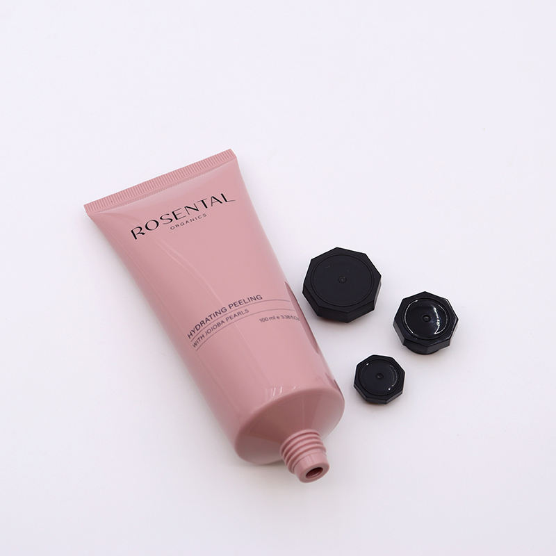 Tube octogonal à compression souple en plastique OEM, pour soins de la peau, nettoyant, crème pour les mains et sérum pour les yeux, emballage en Tube