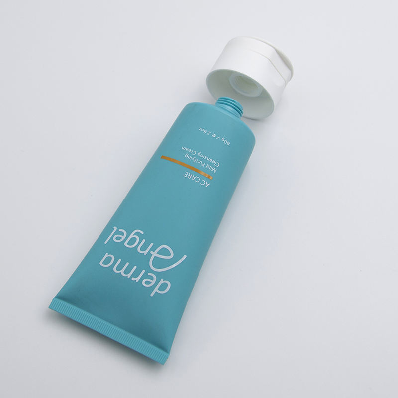 Tube comprestique en plastique souple sur mesure pour cosmétiques pour la crème pour le visage crème pour les mains Nettoyant Suncreen Flip Top Conception