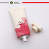 Tubes PE à presser plats ovales personnalisés Emballage en plastique vide pour crème solaire BB Crème de fond de teint Crème pour les mains Crème pour le visage avec bouchon à vis