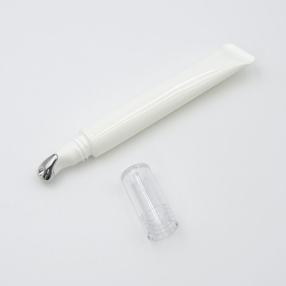 Tube d'emballage OEM 10ml 15ml 20ml avec tête applicatrice vibrante pour crème pour les yeux, rouge à lèvres, crème solaire et nettoyant