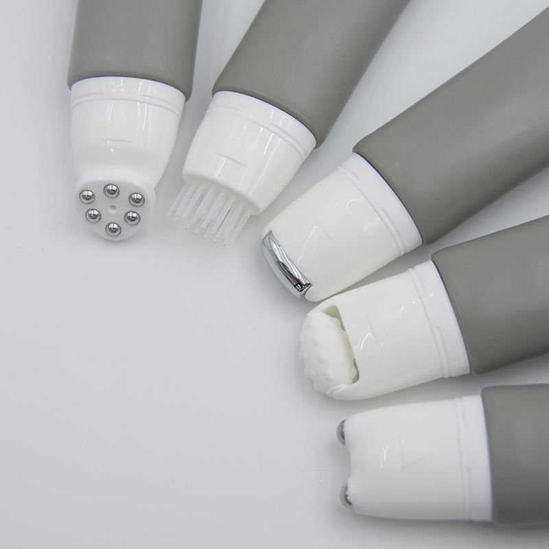 Tubes de crème cosmétique à fonction spéciale OEM, avec brosse en Silicone, boule à rouleau, lavage doux du visage et emballage de crème pour les yeux, Tube de MASSAGE