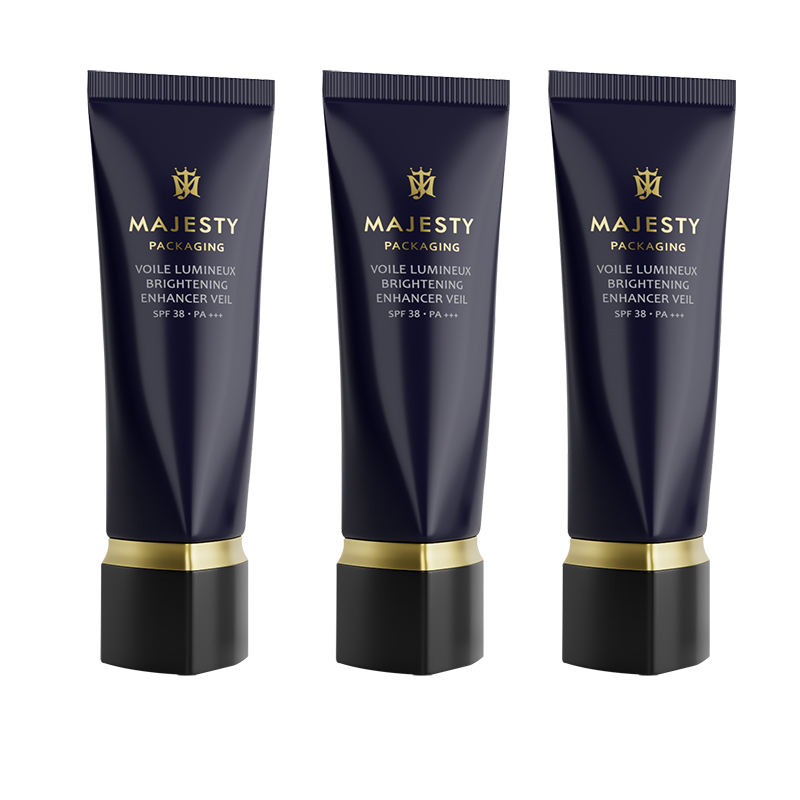 Tube à presser triangulaire personnalisé D30 D40 Mm, récipient de crème pour les mains, lavage du visage, emballage cosmétique, Tube vide d'extrusion