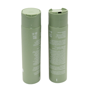 Tubes d'emballage cosmétique pour lotion pour le corps, shampoing, gel douche, plastique 120 ml, 200 ml, 250 ml, disque de presse, capuchon supérieur, étiquetage en forme de compression