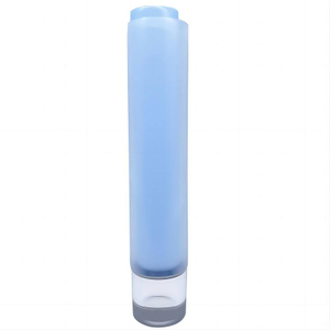 Tube en plastique cosmétique de double chambre de double crème d'OEM 150ml deux pour mélanger des ingrédients