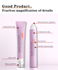 Emballage de tube cosmétique en plastique personnalisé pour le rouge à lèvres avec applicateur pointu de silicone