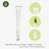 Emballage de Tube de crème pour les yeux en plastique avec applicateur en alliage de Zinc, emballage de soins cosmétiques en plastique, Tube personnalisé de 10ml 15ml 30ml