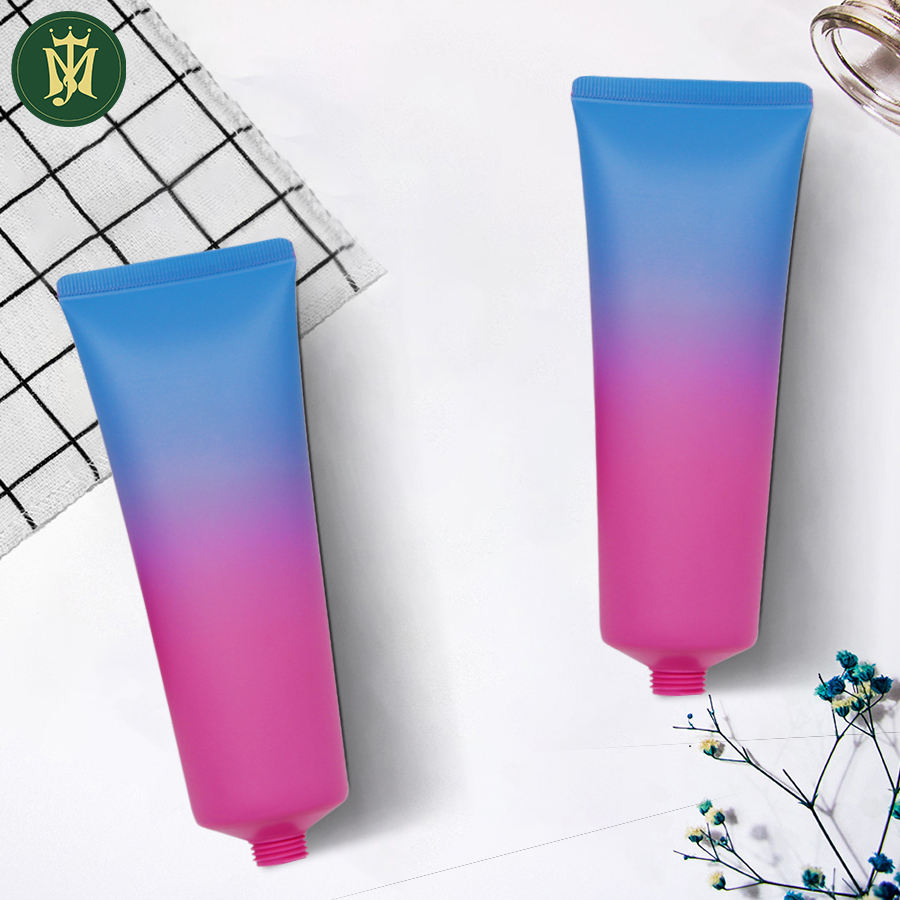 Tube cosmétique en plastique vide, 50ml, 100ml, 150ml, 250ml, pour soins de la peau, nettoyant pour le visage, Lotion pour le corps, gommage corporel, Tube d'emballage en plastique vide