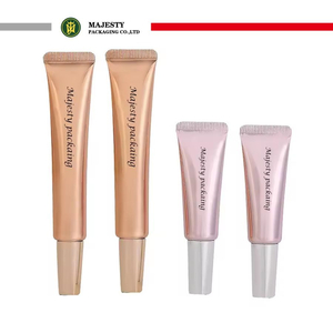 ABL Rose Gold Champaign Gold 15 ml 20 ml 30 ml Tubes en plastique cosmétiques à presser emballage pour crème solaire et crème pour les yeux