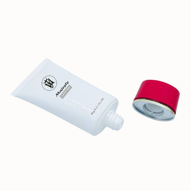 Bouchon à vis de distribution central Tube en plastique Tube de lotion pour le corps Tube en plastique de soin de la peau Emballage cosmétique Tube en plastique PE