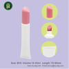 Tube de rouge à lèvres en plastique souple Unique, avec capuchon Unique, capacités de 10ml, 15ml, 30ml, pour emballage de baume à lèvres et de brillant à lèvres