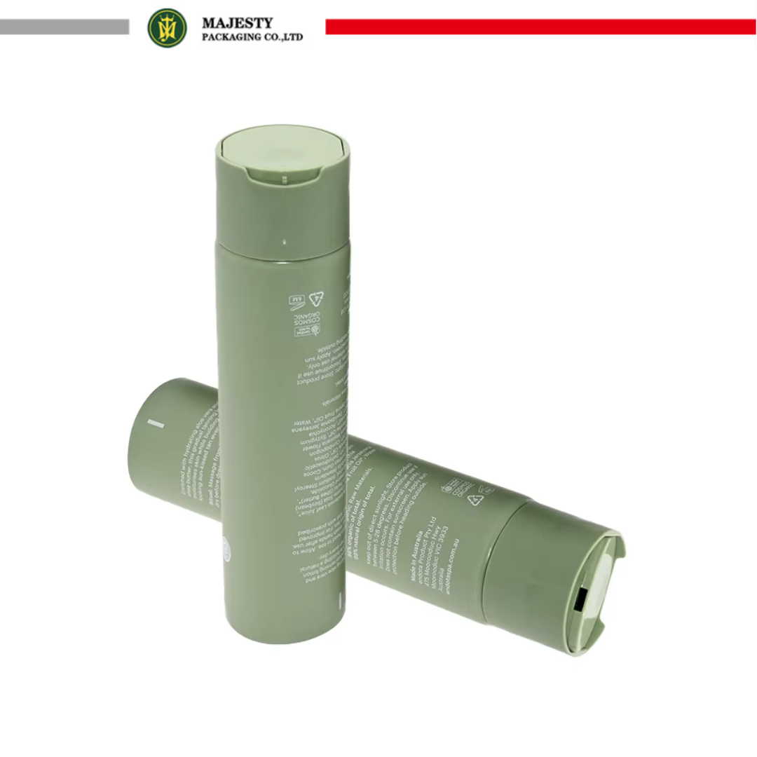 Tubes en plastique d'emballage cosmétique-bouchon supérieur de disque vide pour shampooing revitalisant lotion pour le corps produits de soins de la peau