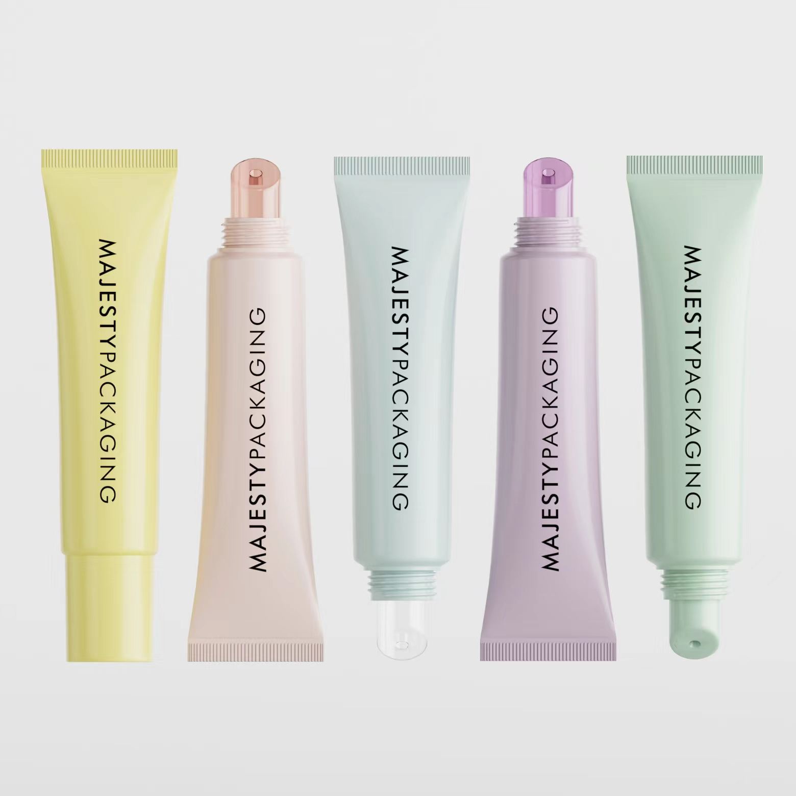 Emballage de Tube cosmétique en plastique Vibrant coloré emballage de Tube de rouge à lèvres baume à lèvres emballage de Tube de maquillage 10 ml 15 ml 30 ml