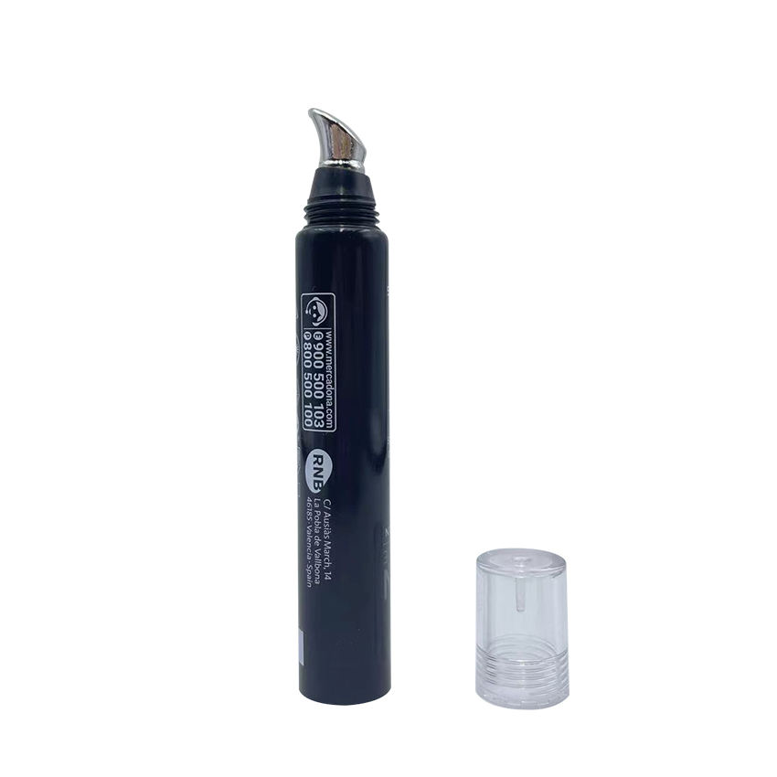 Tube cosmétique vide de Massage des yeux, avec applicateur à pointe métallique en alliage de Zinc, pour protection solaire, nettoyant, shampoing, crème pour les lèvres, sérum pour les yeux