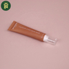 Tubes en plastique PETG transparents personnalisés de 10 à 30ml, avec couvercle anti-goutte à longue bouche, impression Offset pour Essence de crème cosmétique pour les yeux