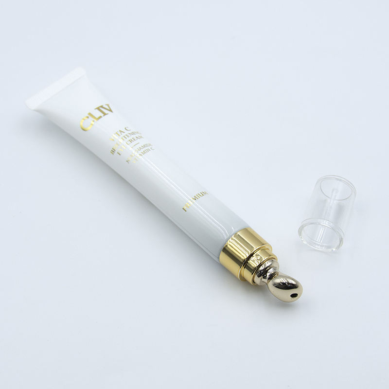 Tube d'emballage avec tête applicatrice vibrante, pour crème pour les yeux, rouge à lèvres, crème solaire et nettoyant, 10ml, 15ml, 20ml