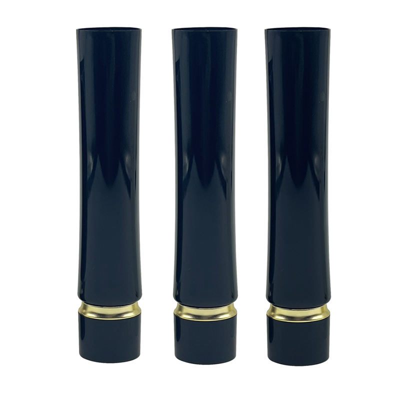 Tube à presser vide de forme ovale, emballage en plastique pour crème essentielle pour le visage, crème solaire, maquillage, dorure liquide, bouchon à vis, 15ml-35ml