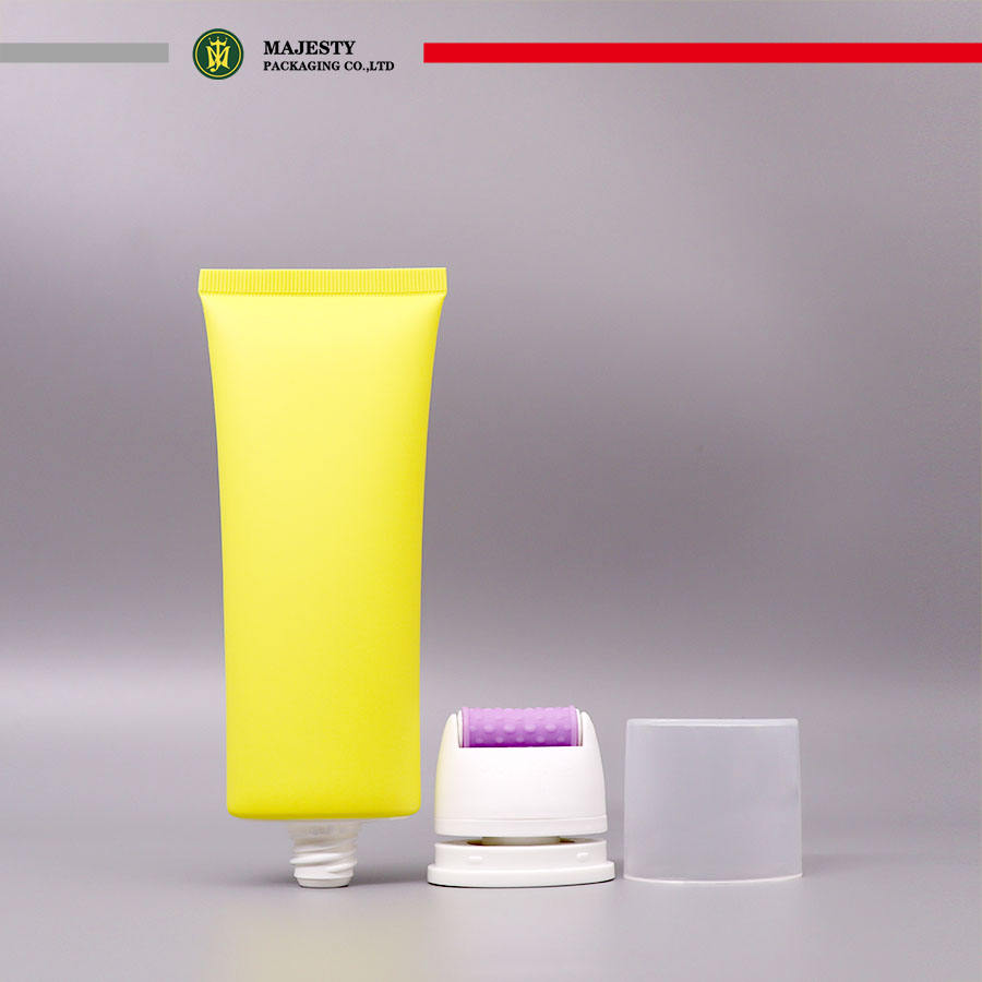 Tube de massage applicateur en silicone pour crème amincissante Tubes en plastique avec impression offset à usage cosmétique
