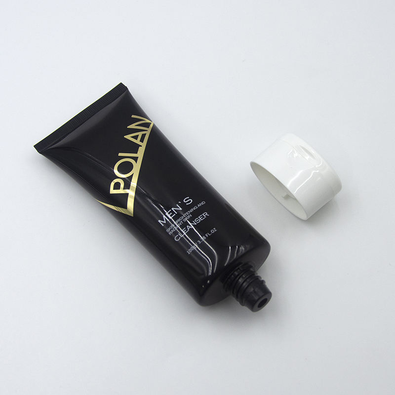Tube à presser en plastique vide personnalisé, emballage BB crème, soins de la peau, Lotion pour le visage, Logo imprimé, conception à rabat, propriétés de protection solaire
