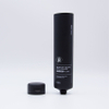 Tube cosmétique en plastique PE noir mat personnalisé 60 ml-100 ml, vente en gros, tubes d'emballage de soins de la peau à couvercle rabattable
