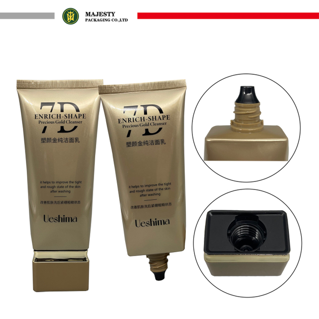 Emballage cosmétique en plastique Tube nettoyant pour le visage BB crème soins de la peau crème pour le visage Lotion cosmétiques emballage en Tube à presser