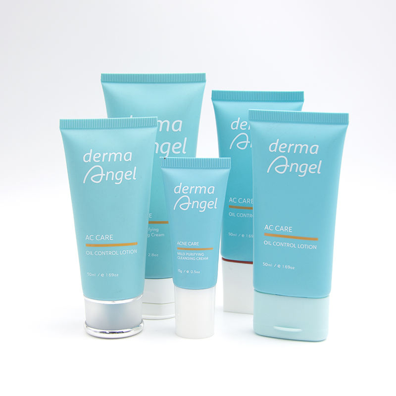 Tube à presser cosmétique en PE souple, Tube en plastique à rabat pour le lavage du visage, Lotion pour le corps, crème pour les mains, crème solaire