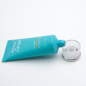 Tube à presser cosmétique en PE souple, Tube en plastique à rabat pour le lavage du visage, Lotion pour le corps, crème pour les mains, crème solaire