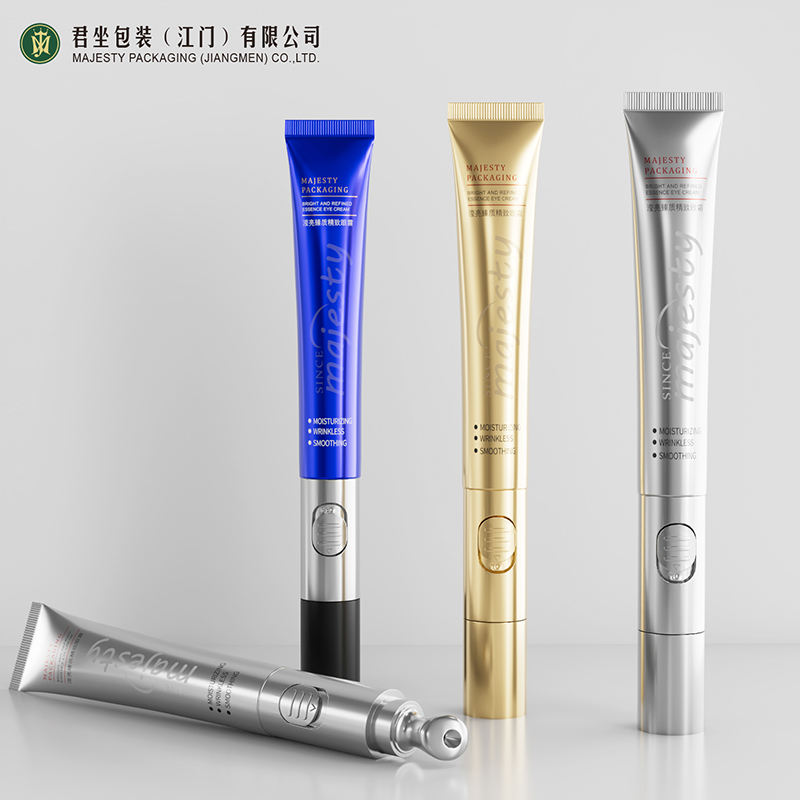 Tube de crème pour les yeux de Massage vibrant en aluminium ABL personnalisé de 15ml, emballage cosmétique en plastique, applicateur de rouge à lèvres, Surface d'étiquetage