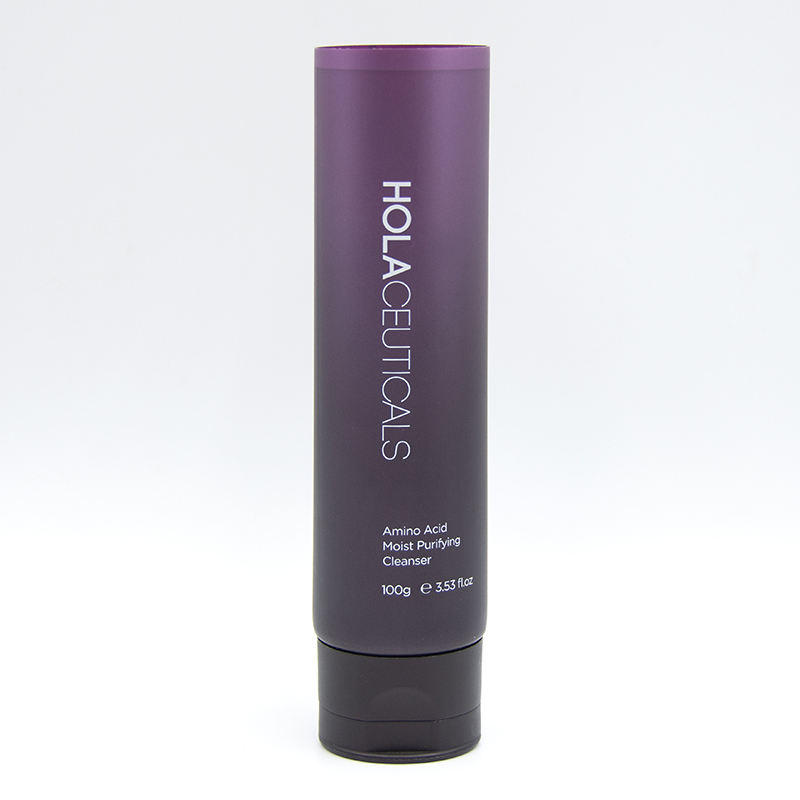 Tube cosmétique en plastique d'usine pour lotion crème pour les mains nettoyant pour le visage crème solaire avec emballage supérieur rabattable