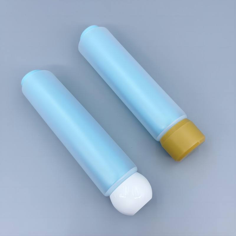 Plastique cosmétique 100ml, Double Tube, Double chambre, mélange d'ingrédients, brillant, sérigraphie, étiquetage, soins de la peau, sérum, emballage pour les lèvres