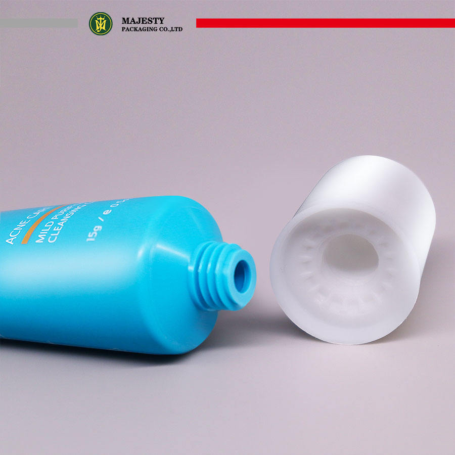 Tube en plastique personnalisé 20g-50g, Tubes de nettoyage du visage avec couvercle à vis, emballage de Tube de sérum de soins de la peau