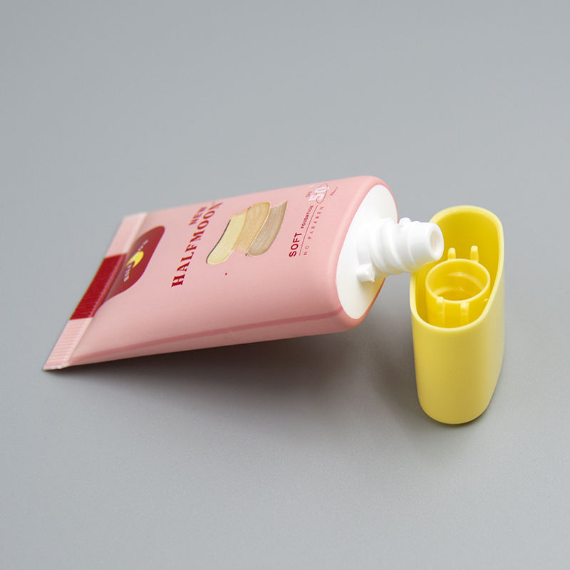 Tube en plastique vide cosmétique à Mini compression, Logo personnalisé, capacité de 30ml, soins de la peau du visage, crème de fond de teint pour les mains, crème solaire