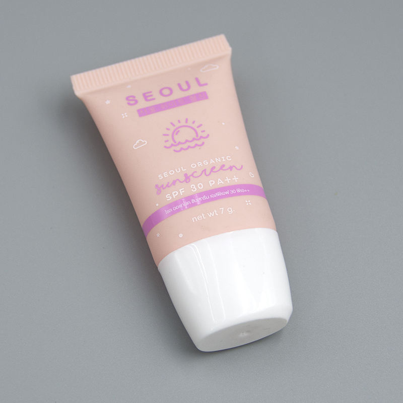 Tube en plastique vide cosmétique à presser avec Logo personnalisé, fond de teint doux pour les soins de la peau du visage, Mini Lotion de crème solaire