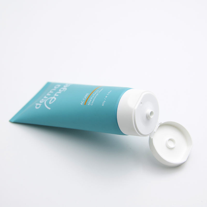 Tube comprestique en plastique souple sur mesure pour cosmétiques pour la crème pour le visage crème pour les mains Nettoyant Suncreen Flip Top Conception