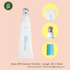 Tube cosmétique à presser les lèvres, pointe métallique de 10 à 25 Ml, en alliage de Zinc, Massage des yeux, Tube en plastique, emballage pour sérum de cils, presser les lèvres
