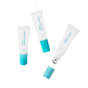 Tube cosmétique à presser les lèvres, pointe métallique de 10 à 25 Ml, en alliage de Zinc, Massage des yeux, Tube en plastique, emballage pour sérum de cils, presser les lèvres