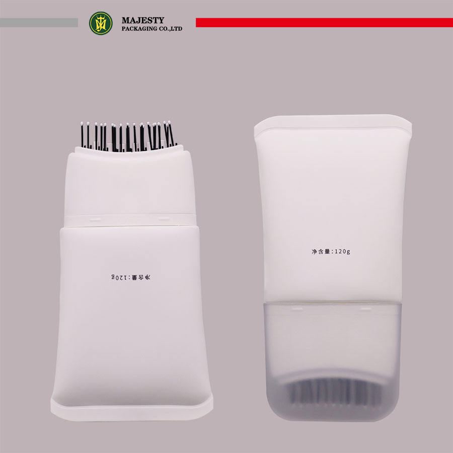 Tubes en plastique personnalisés de 100 à 150 ml, conception extrudée de qualité supérieure pour emballage de soins du cuir chevelu