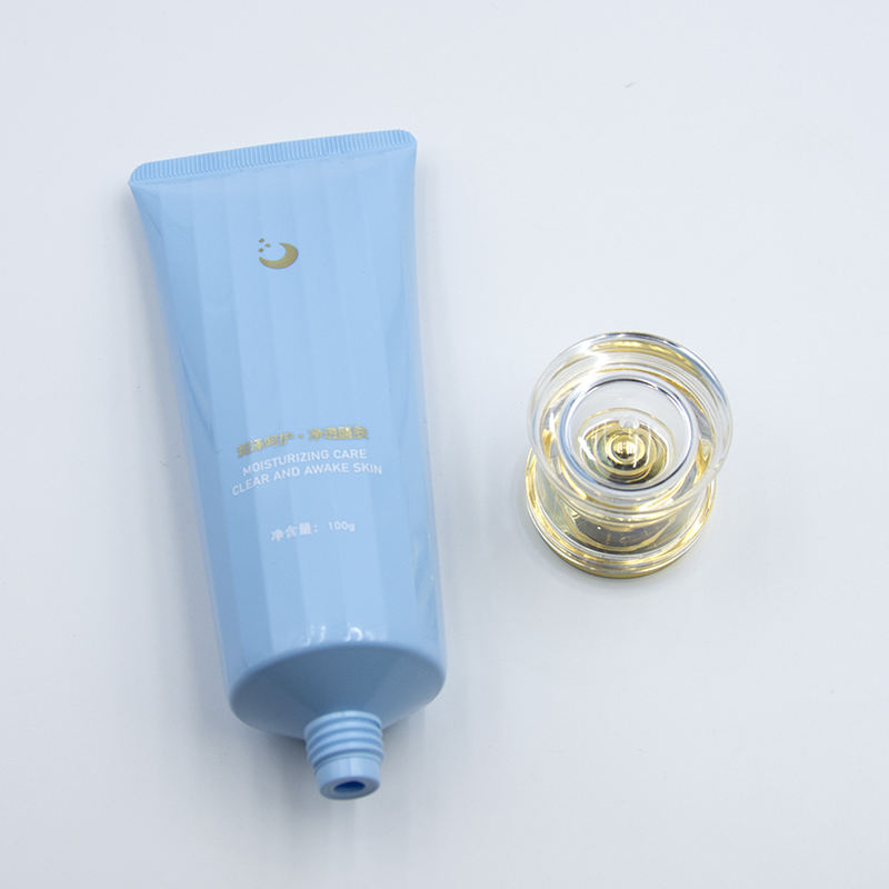 Emballage cosmétique vide personnalisé de Tubes souples en plastique de 150ml pour masque de crème solaire pour le visage avec bouchon à vis spécial