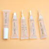 Tubes vides de brillant à lèvres en plastique avec tête de brosse, récipient à presser cosmétique propre, emballage pour le maquillage et le soin des lèvres