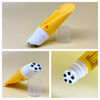 Applicateur en silicone en plastique cosmétique