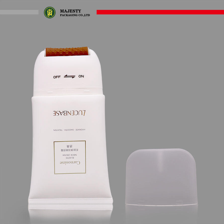Tube PE en plastique vide personnalisé pour crème pour le cou, barre à rouleaux en Silicone, Massage à usage cosmétique avec impression Offset