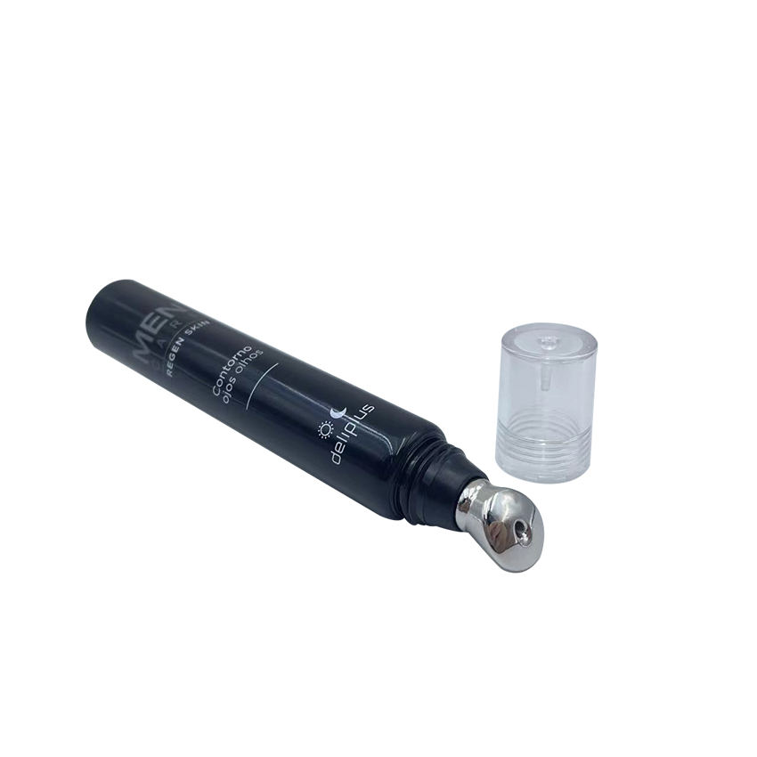 Tube cosmétique vide de Massage des yeux, avec applicateur à pointe métallique en alliage de Zinc, pour protection solaire, nettoyant, shampoing, crème pour les lèvres, sérum pour les yeux