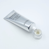 Emballage vide en plastique PE souple imprimé personnalisé de 120ml, estampage à chaud, manipulation de Surface, Lotion nettoyante pour le visage, conteneurs d'emballage
