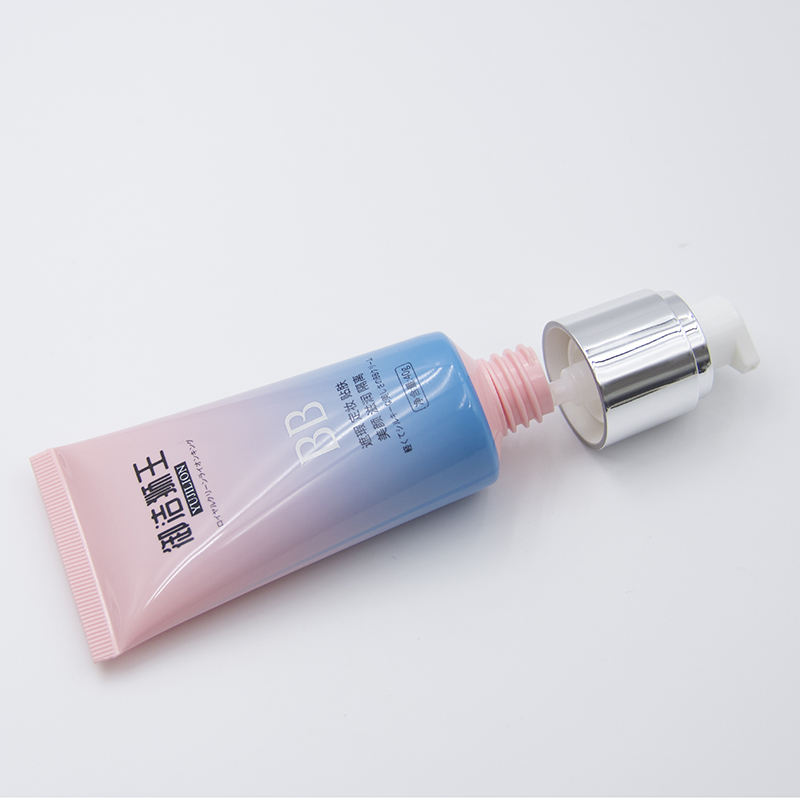 Tube à presser avec pompe sans air, pour fond de teint BB, crème pour les yeux, Tubes cosmétiques souples en plastique pour soins de la peau, nettoyant solaire et pour le visage, 30ml 50ml