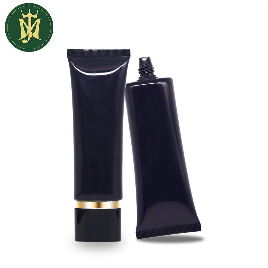 Tubes en plastique ovales personnalisés de 30ML à 120ML, emballage de tuyau cosmétique, crème d'isolation, protection solaire, nettoyant pour le visage, Extrusion de crème pour les mains